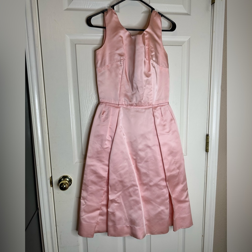 Vintage Handmade Thick Satin Dress